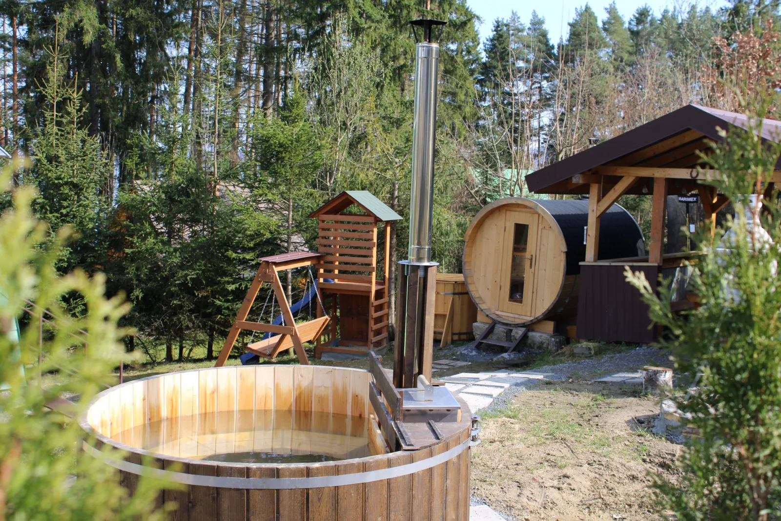 Chata na Orave Wellness — FAHÁZ itt: Slanická Osada