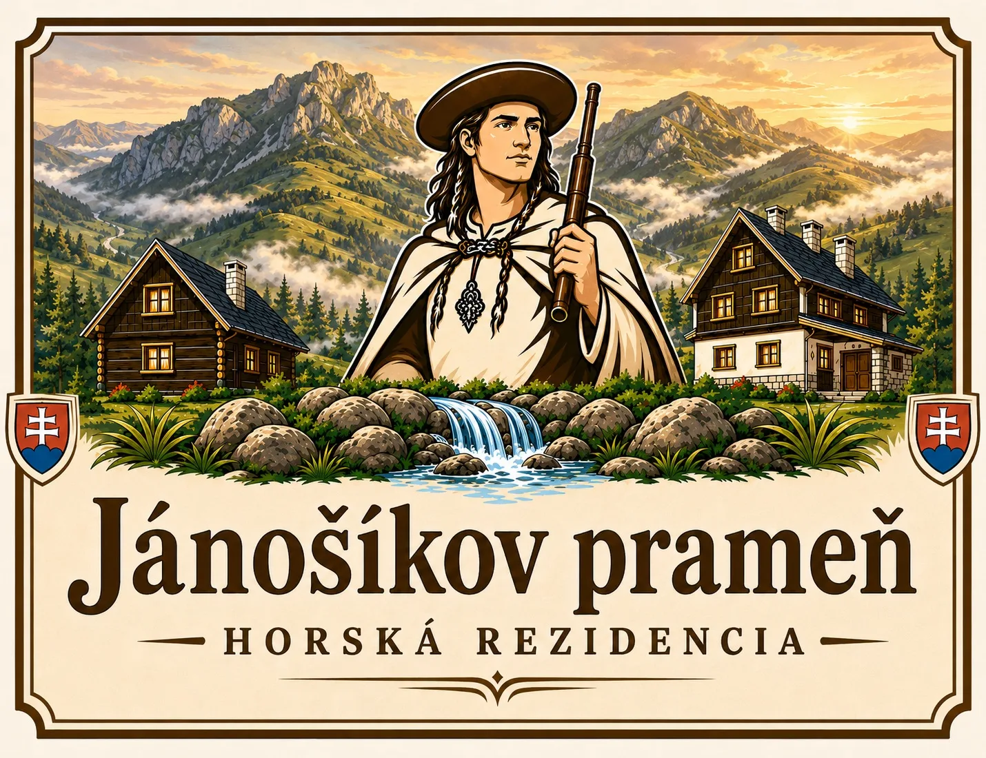 Jánošíkov prameň — CHATA v obci Zázrivá