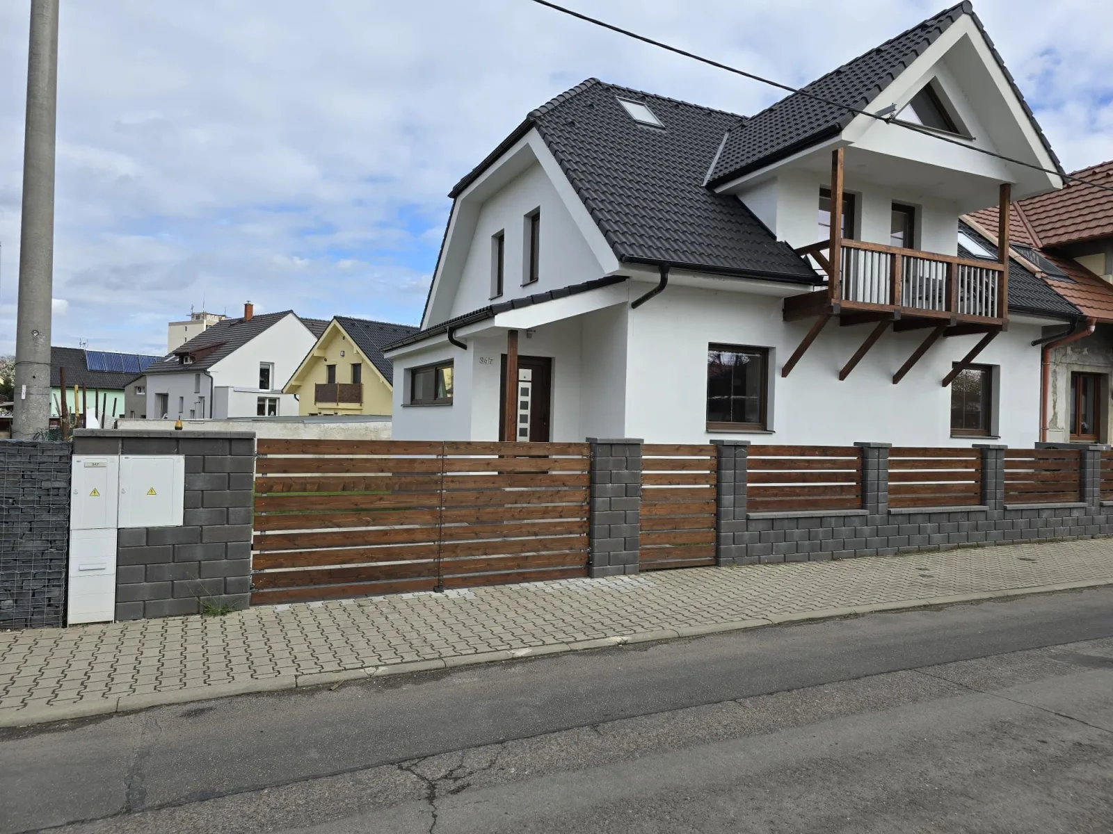 Ubytování Stračenská — CHATA w Štětí